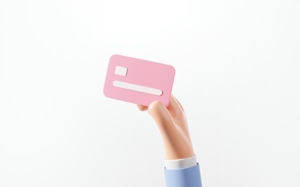 tarjeta de credito rosa