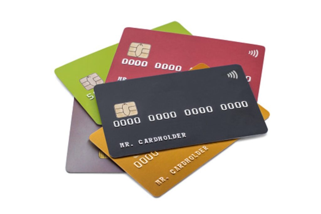 recopilando tarjetas de credito